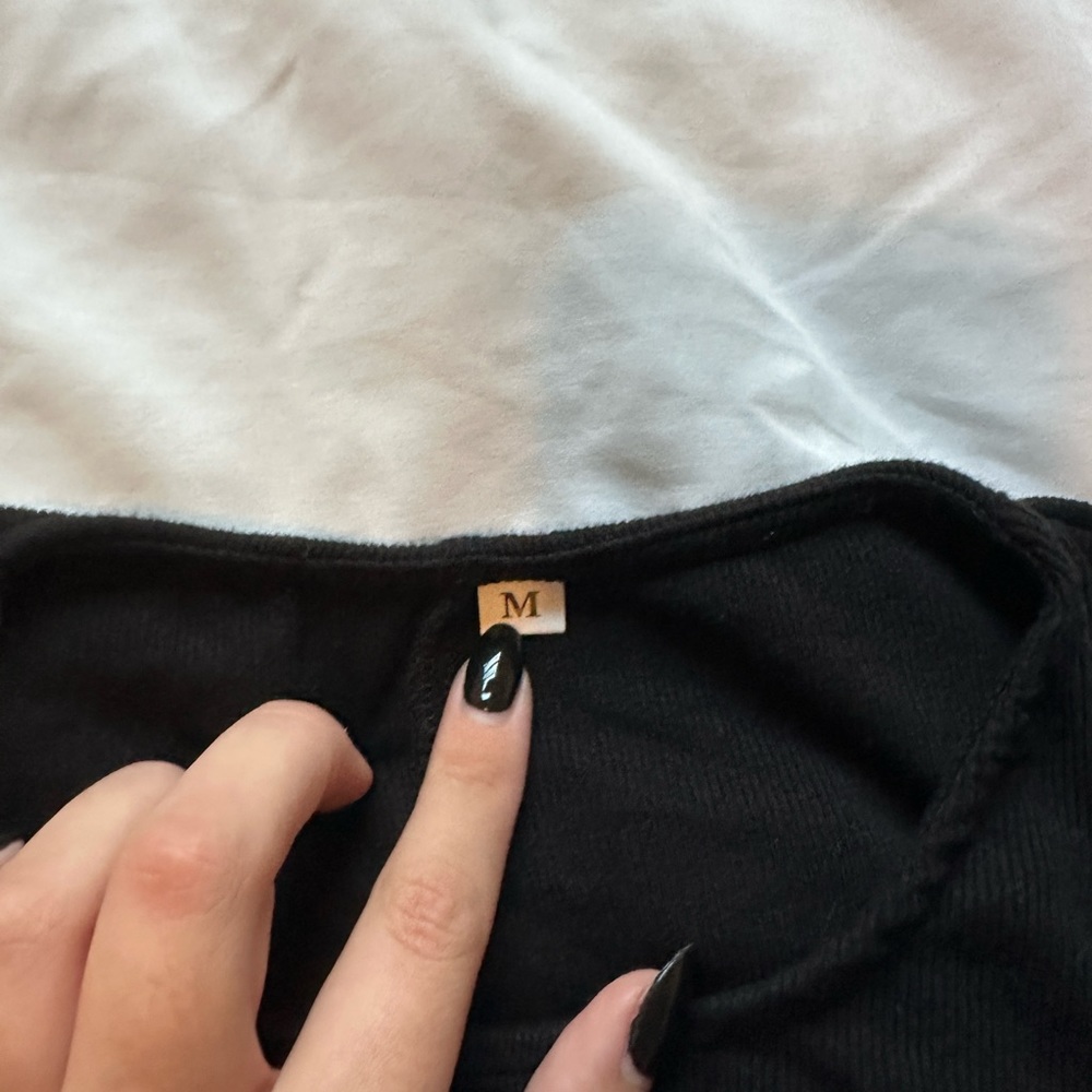 Black Puffer Dress | Side cut outs - Picture 3 of 4